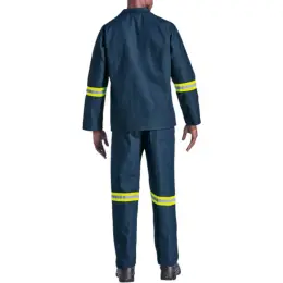 Barron Budget 100 Cotton Conti Suit with Reflective Denim Blue Back